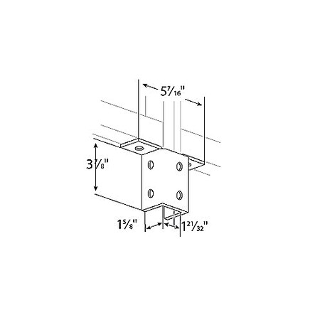 Abb SS AW224EG SSTRUT FITTINGS/, BRACKETS,  AW224EG